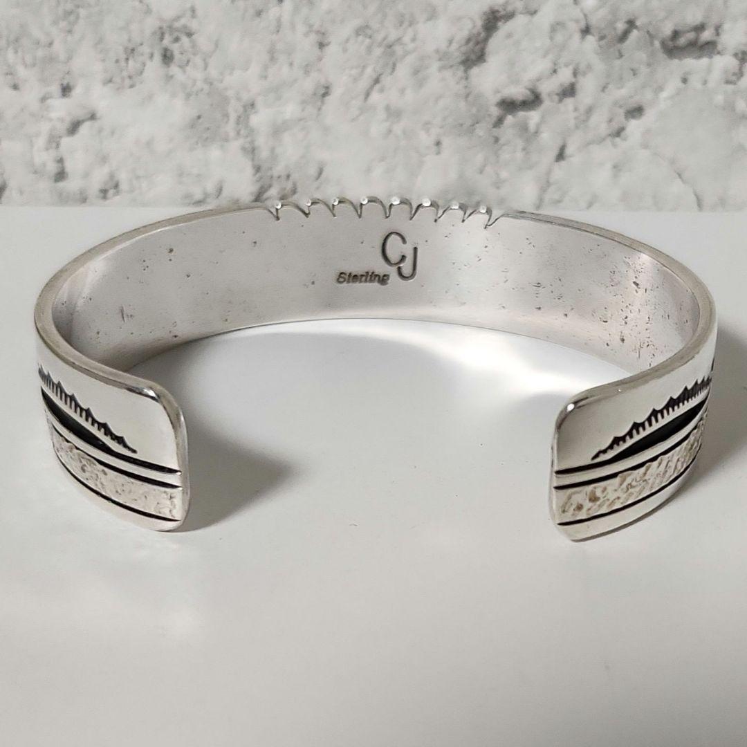 ナバホ　シルバーブレスレット　Charlie John