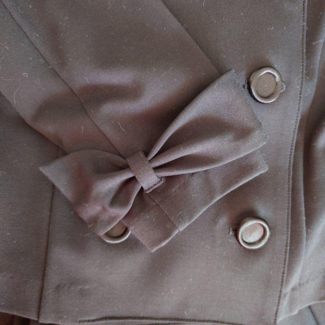 レジーナロマンティコスーツ ブラック ダブルブレスト スカートスーツ