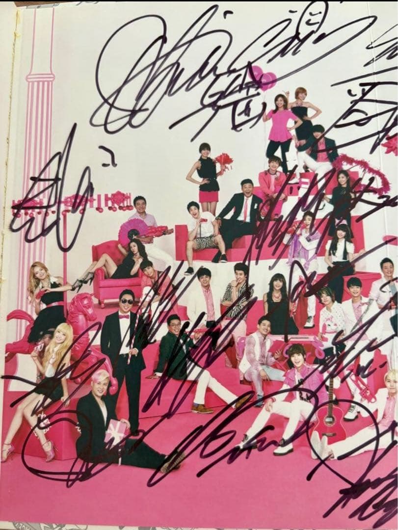 直筆サイン★SM Best Album 3(6CD)★東方神起&BoA&EXO等