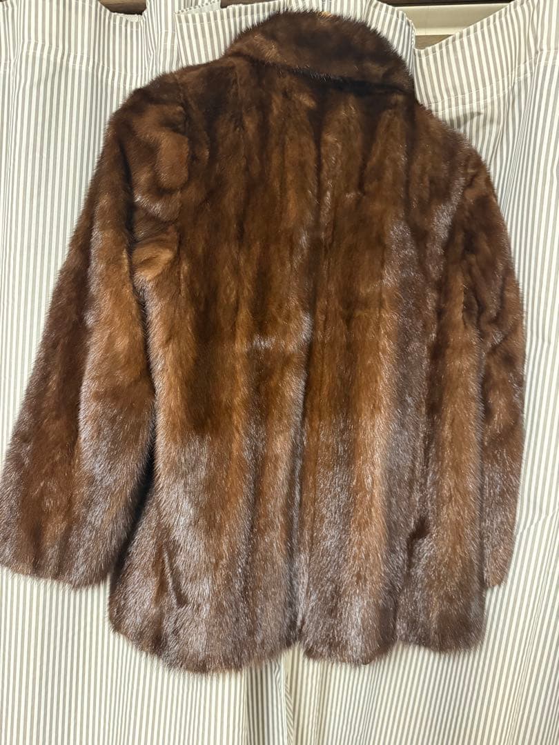 ミンク　ブラウンファーコート