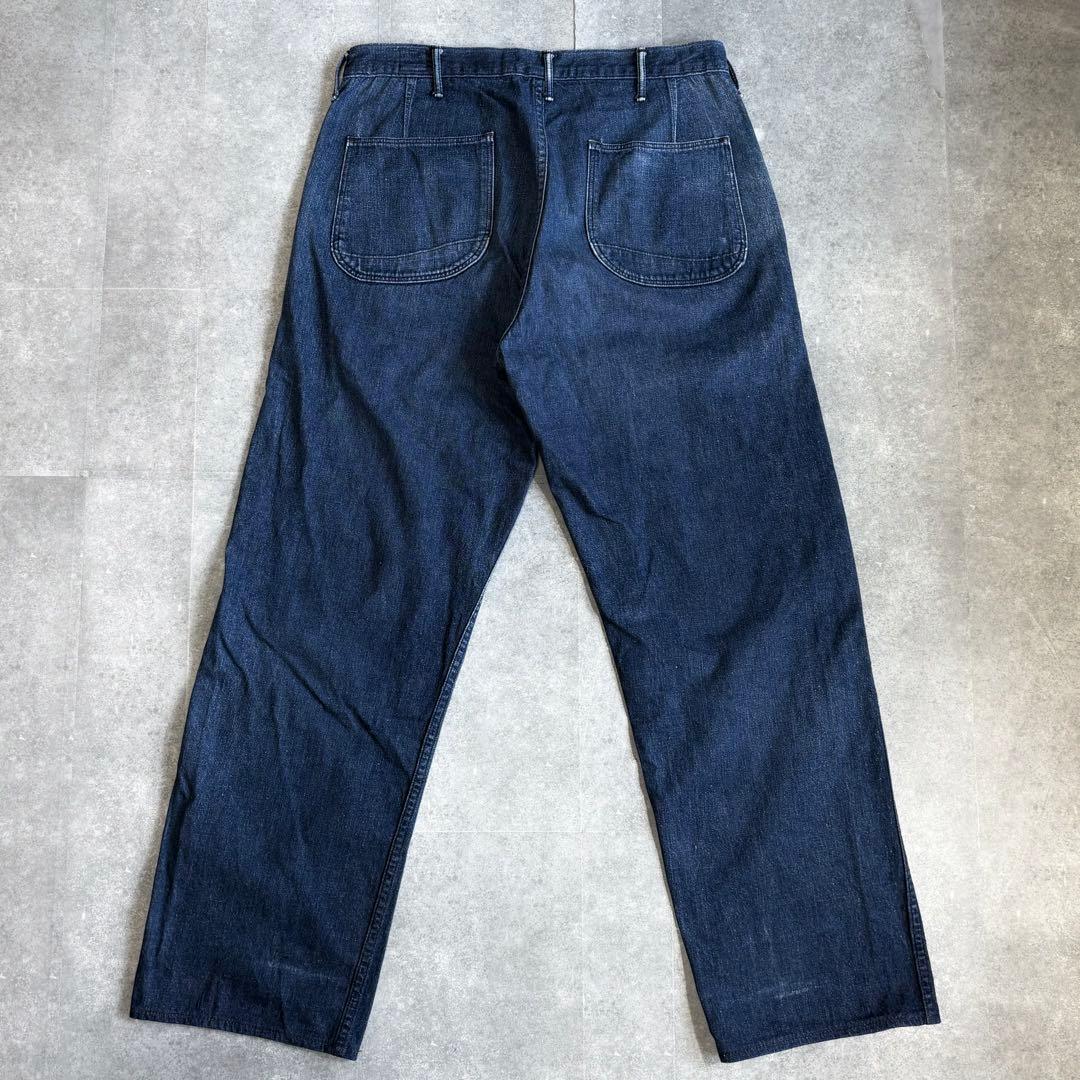 【色落ち抜群】オアスロウ US.NAVY ユティリティパンツ インディゴデニム