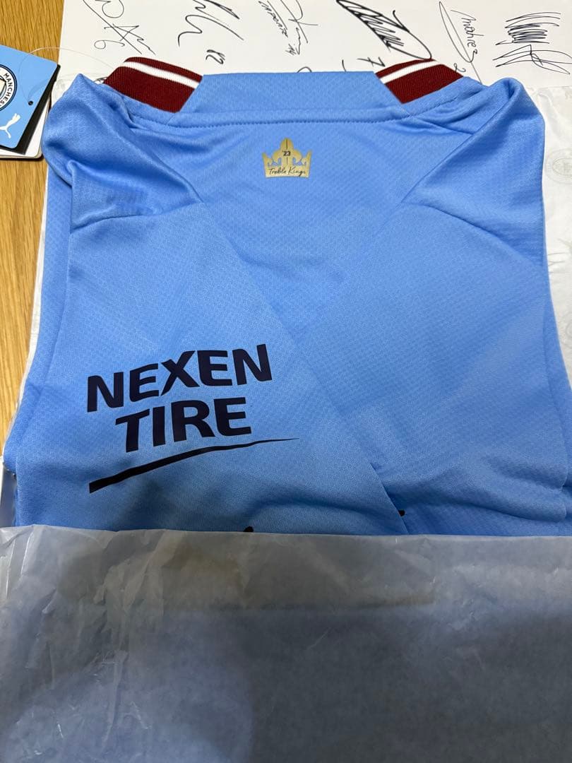 22-23 マンチェスターシティ　トレブル記念ユニフォーム