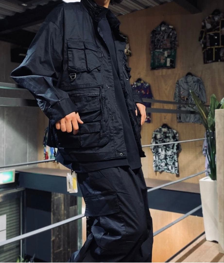 【新品未使用】F/CE. SOLOTEX UTILITY BLOUSONネイビー