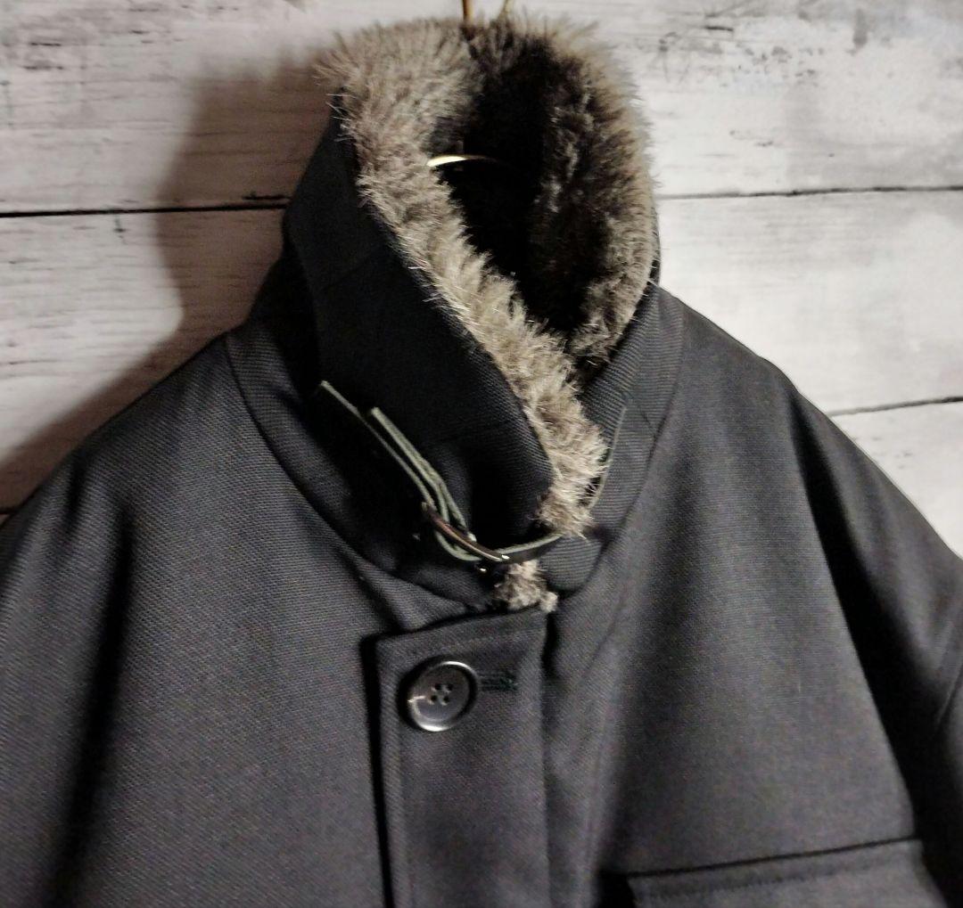 未使用レベル エヌハリウッドM-65 ミリタリージャケット ライナー付き ファー