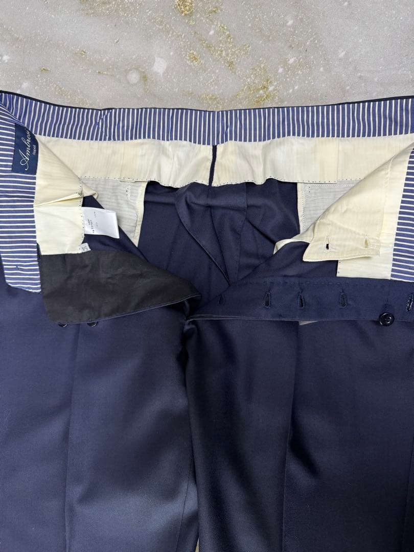 【新品未使用】Ambrosi(アンブロージ) ウール　スラックス、サイズ52