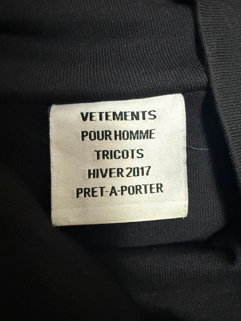 vetements 16AW スカル　レイヤード　Tシャツ　ドレス
