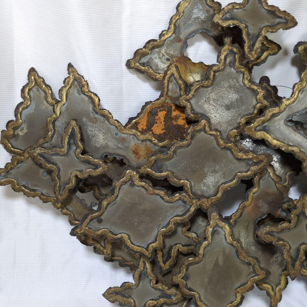 金属製オブジェ　壁掛け