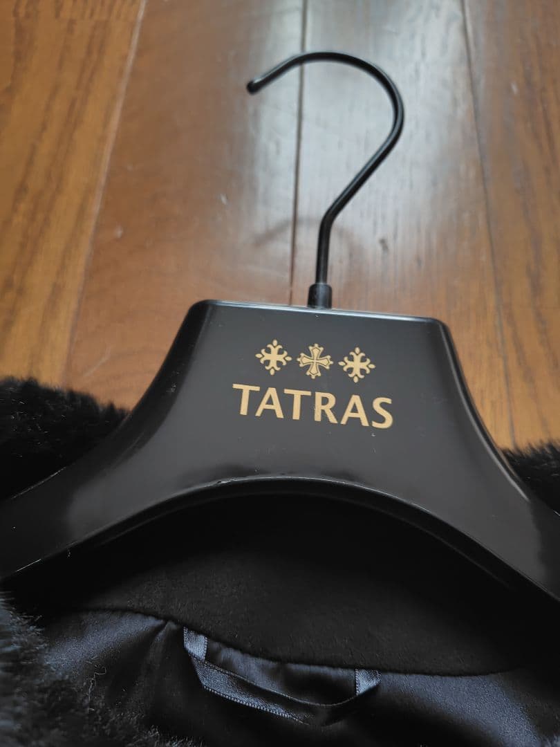 TATRAS ブラックファーコート タミル ボアコート サイズ2