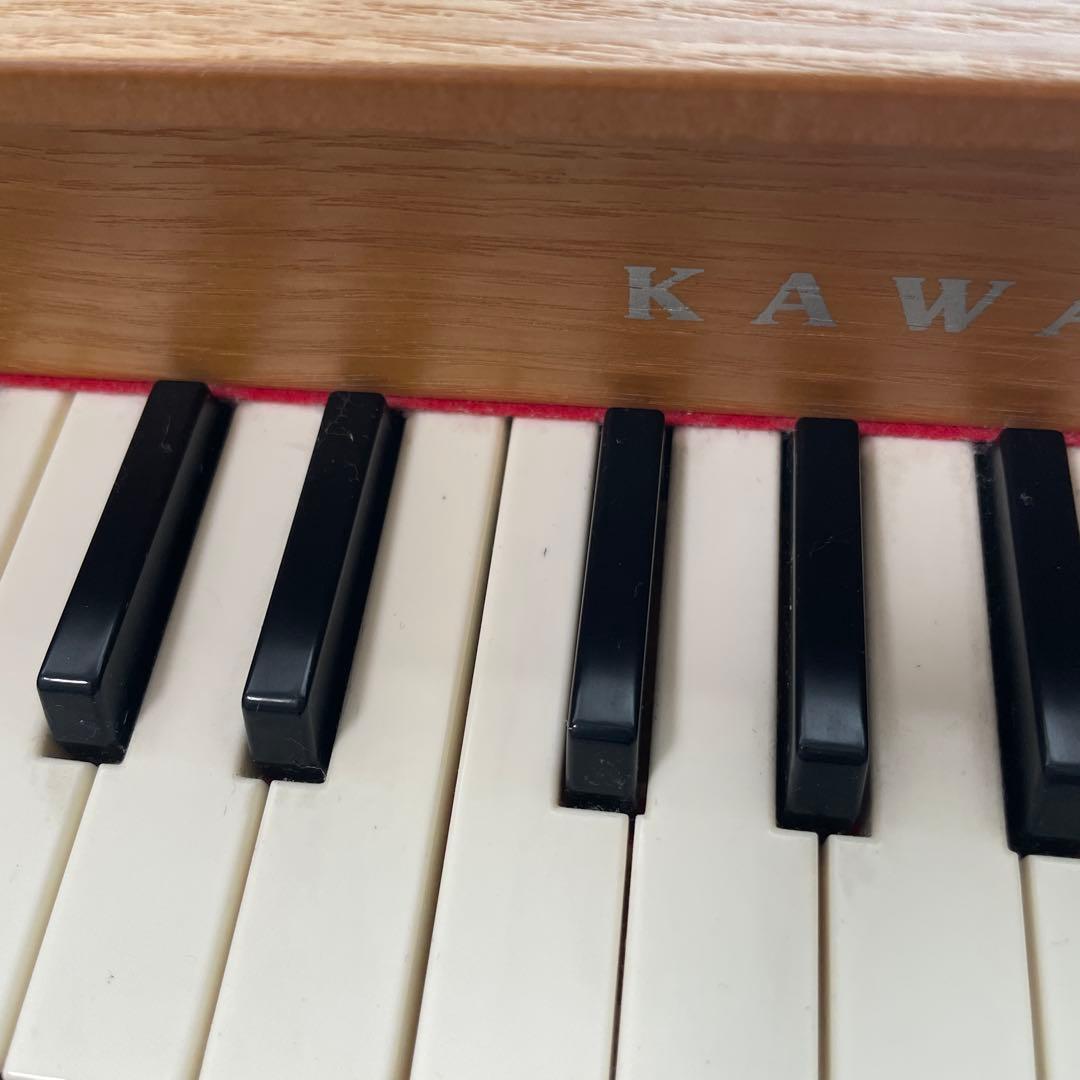 河合楽器製作所 KAWAI ミニピアノ P-32 ナチュラル　ベージュ　オークル