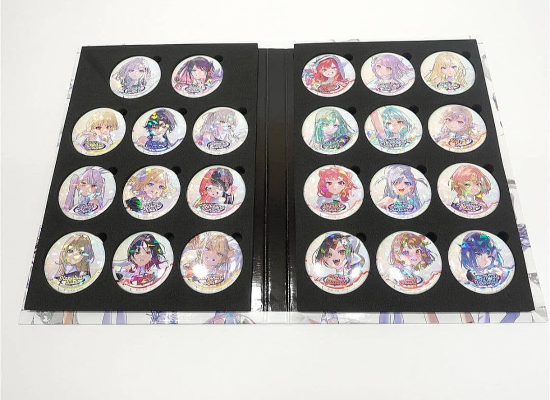 ぶいすぽ　SHOWDOWN ホログラム缶バッジ 全23種ブック型缶バッジホルダー