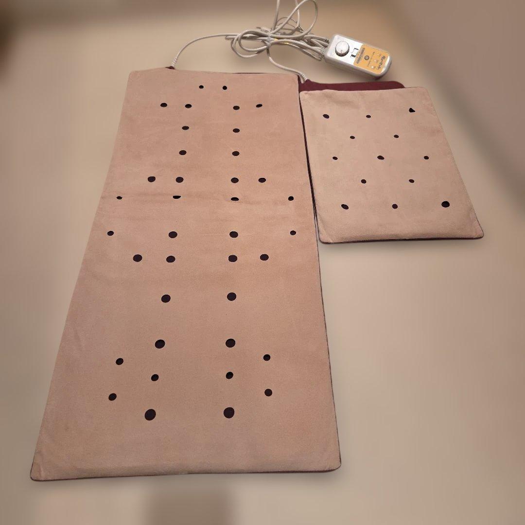 キューマット　もぐさトルマリン+玉川シート入り専用カバー付株式会社　三幸ポライト