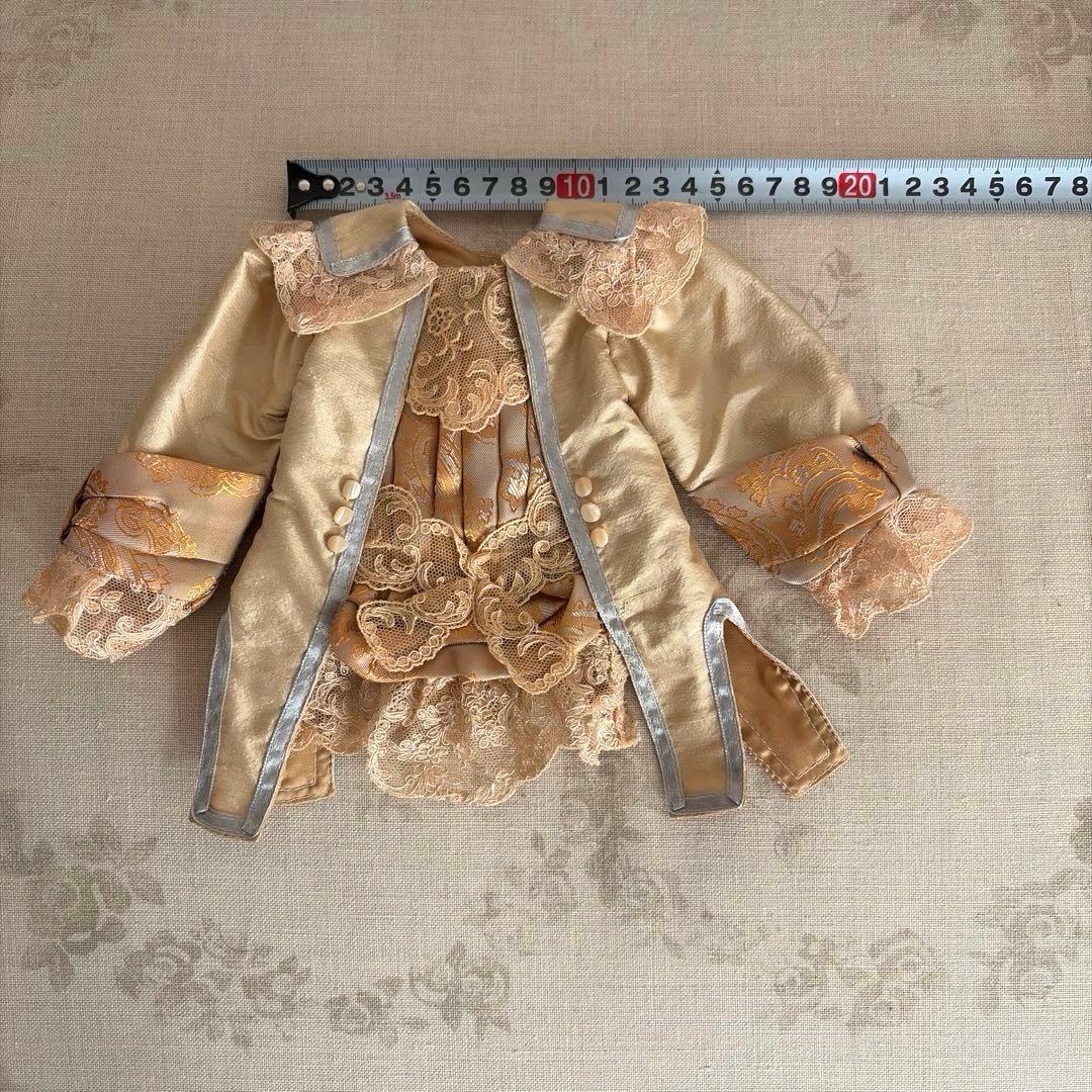 アンティークドール用　ジュモー ドレス&ボネ