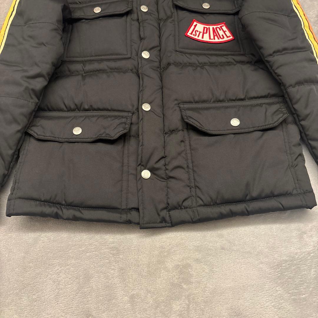 【未使用級✨️】ショット　レーシングジャケットS　中綿ロゴ刺繍　ブラック