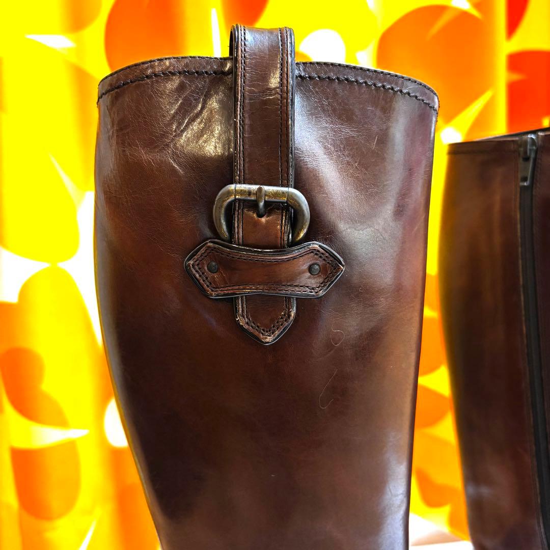 シ*グ様 FRANCO MARTINI フランコマルティーニ ロングブーツ 23