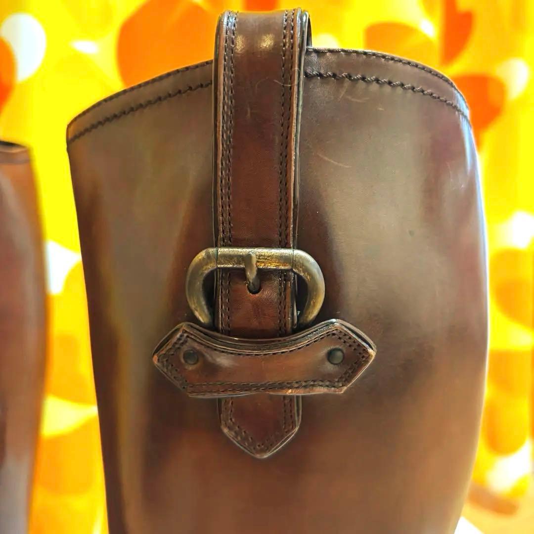 シ*グ様 FRANCO MARTINI フランコマルティーニ ロングブーツ 23