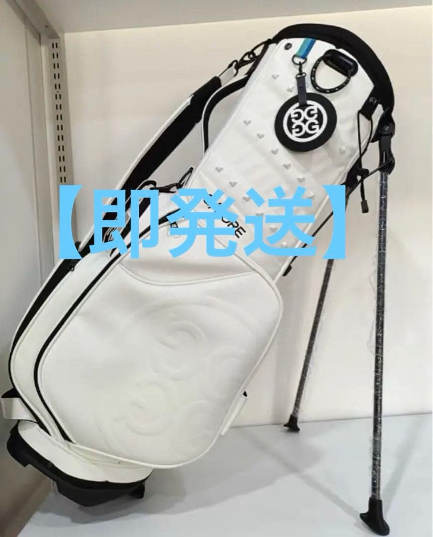 【即発送】 G/FORE ジーフォア ゴルフ キャディバッグ スタンド型ホワイト