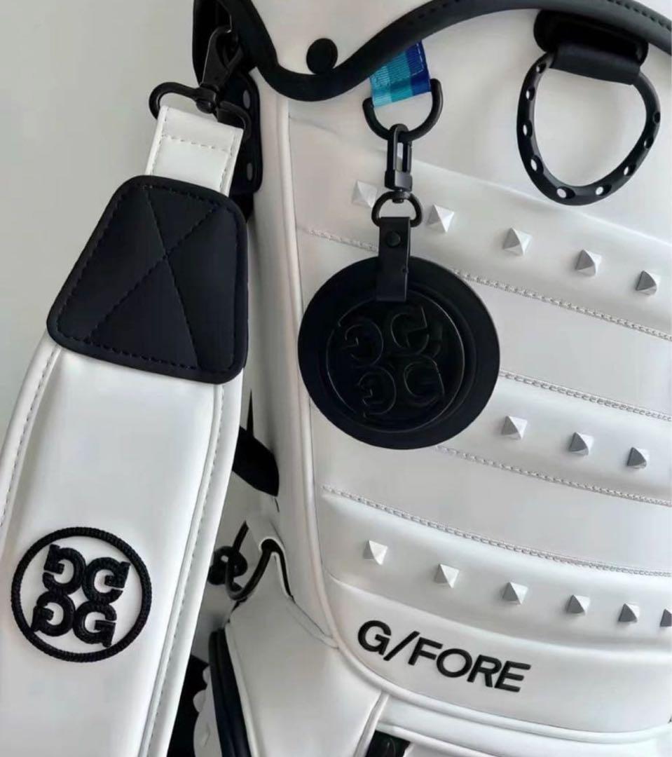 【即発送】 G/FORE ジーフォア ゴルフ キャディバッグ スタンド型ホワイト