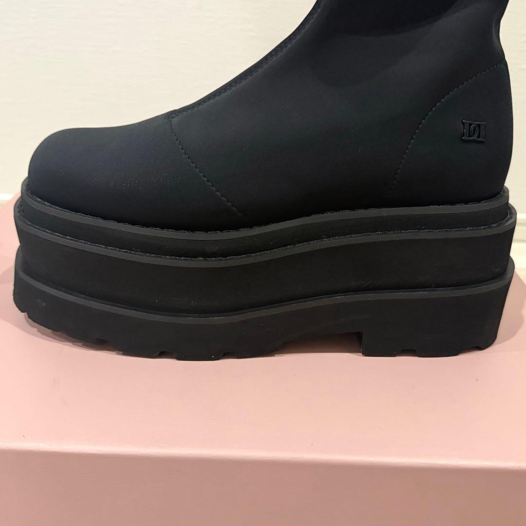 ダーリッチ ウルトラストレッチフラットショートブーツ