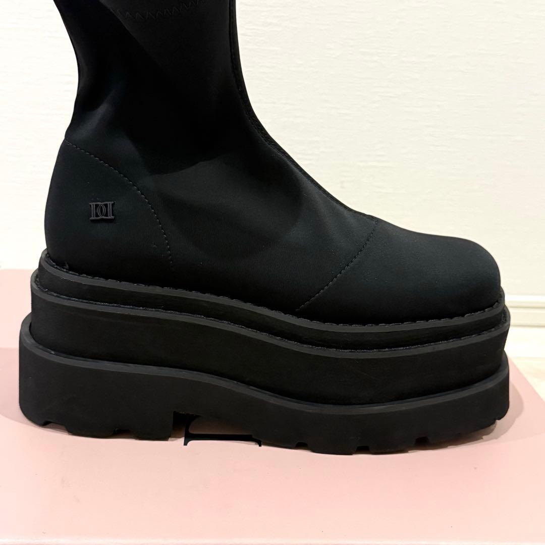 ダーリッチ ウルトラストレッチフラットショートブーツ