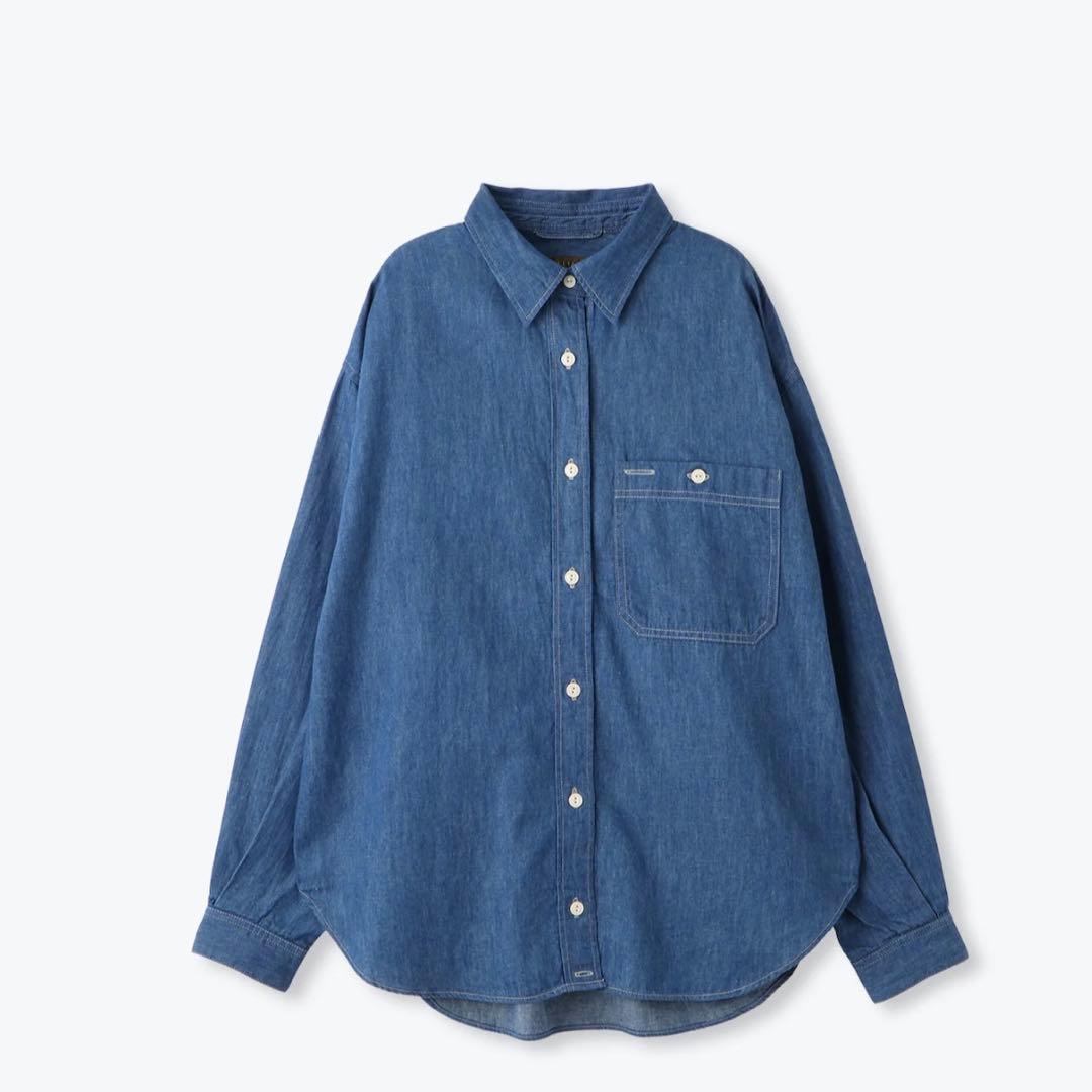 トップス lelill 2WAY WORK SHIRT