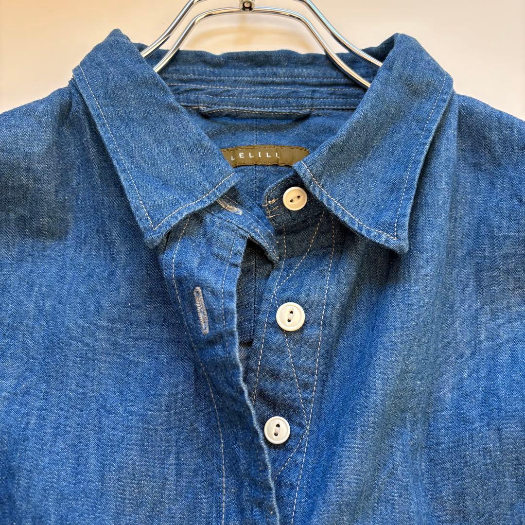 トップス lelill 2WAY WORK SHIRT