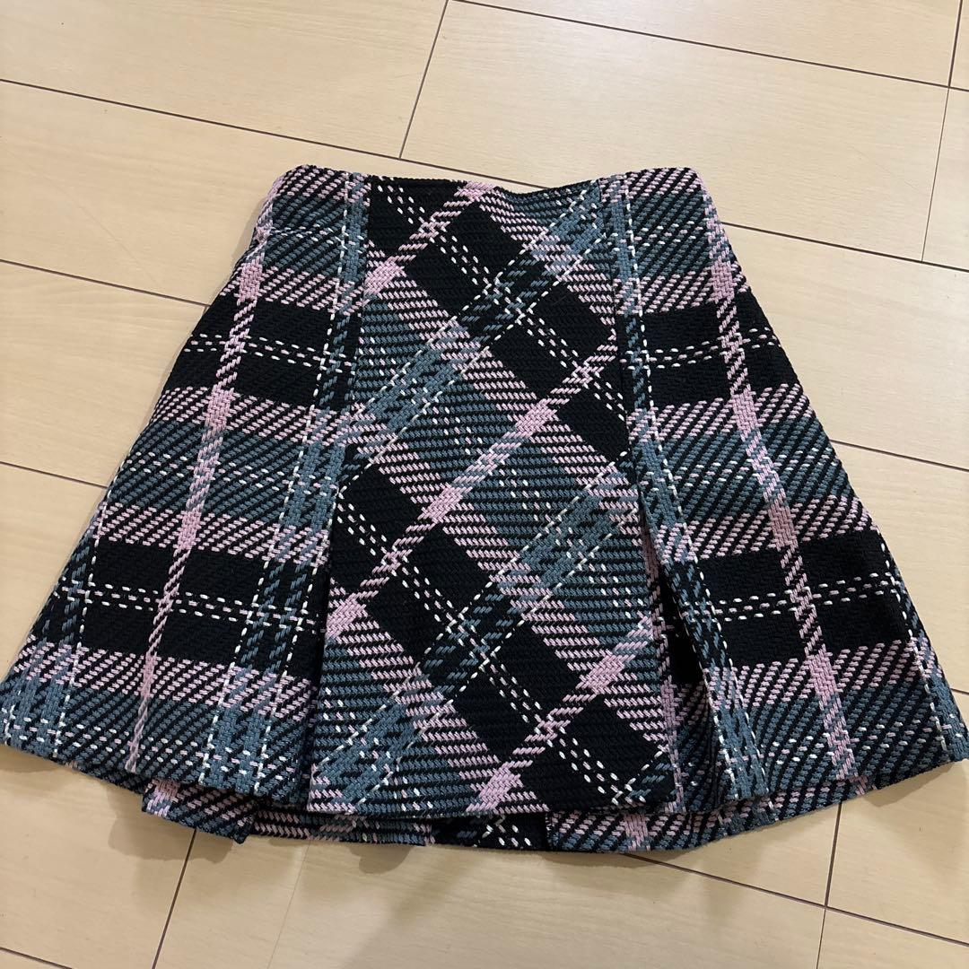 完売色♥️ 新作新品✨SNIDELロービングチェックミニスカート✨BLK 2