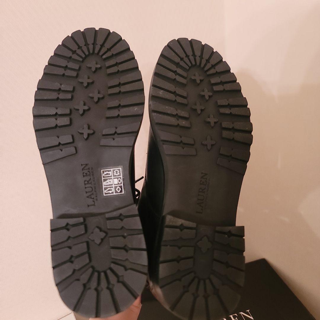LAUREN RALPH LAUREN レースアップレザーブーツ