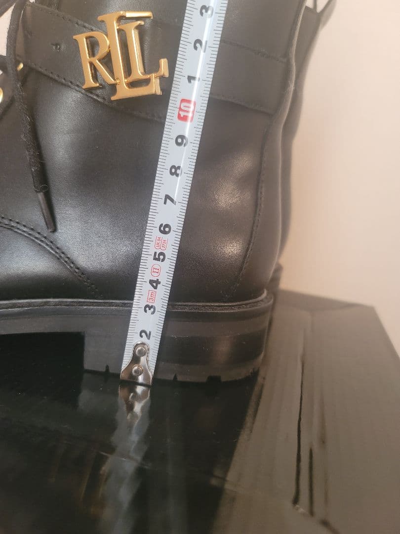 LAUREN RALPH LAUREN レースアップレザーブーツ