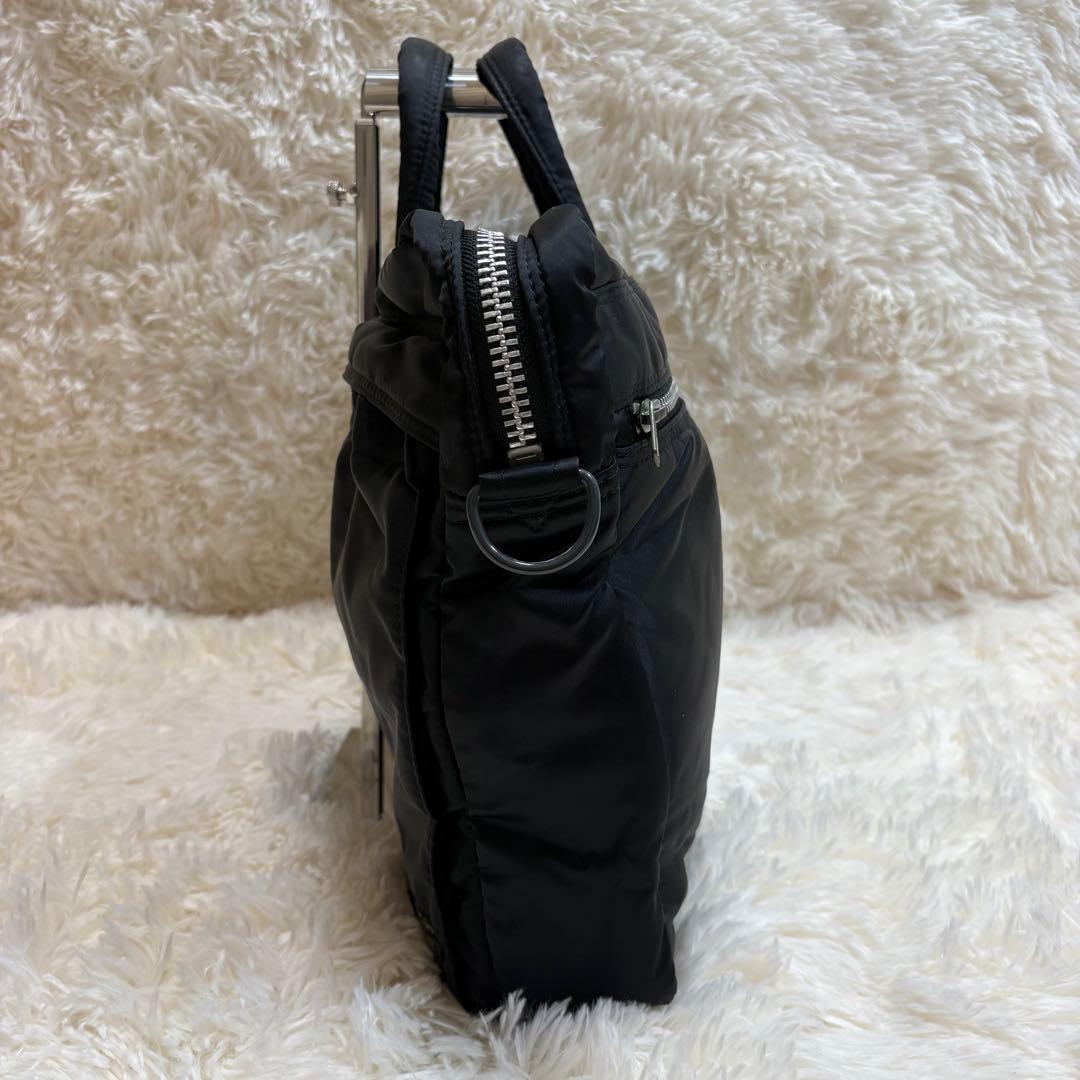 【美品】ポーター タンカー 廃盤 希少 ブリーフケース A4収納可能 ブラック