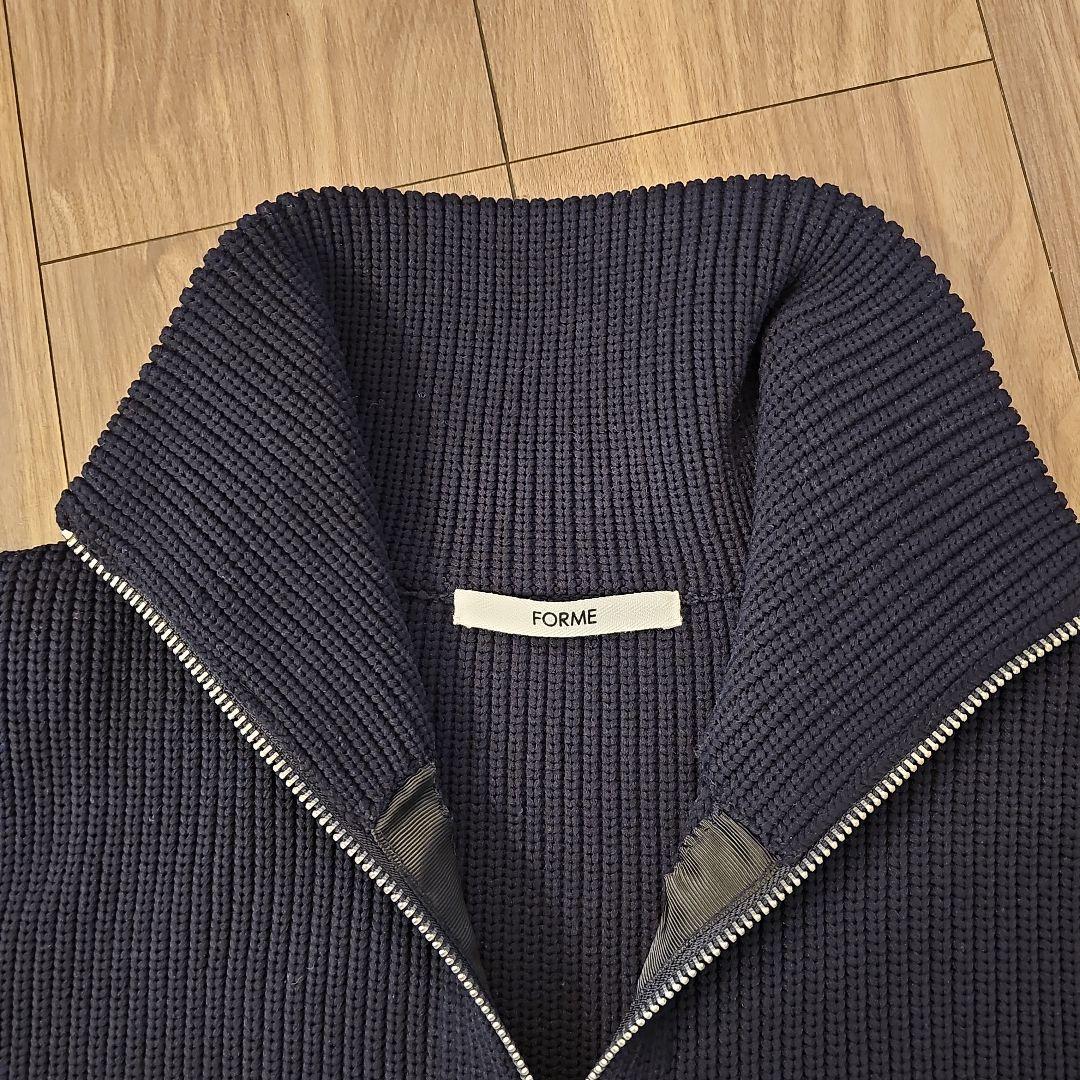 FORME 25AW 東原亜希　ジップニットカーデ