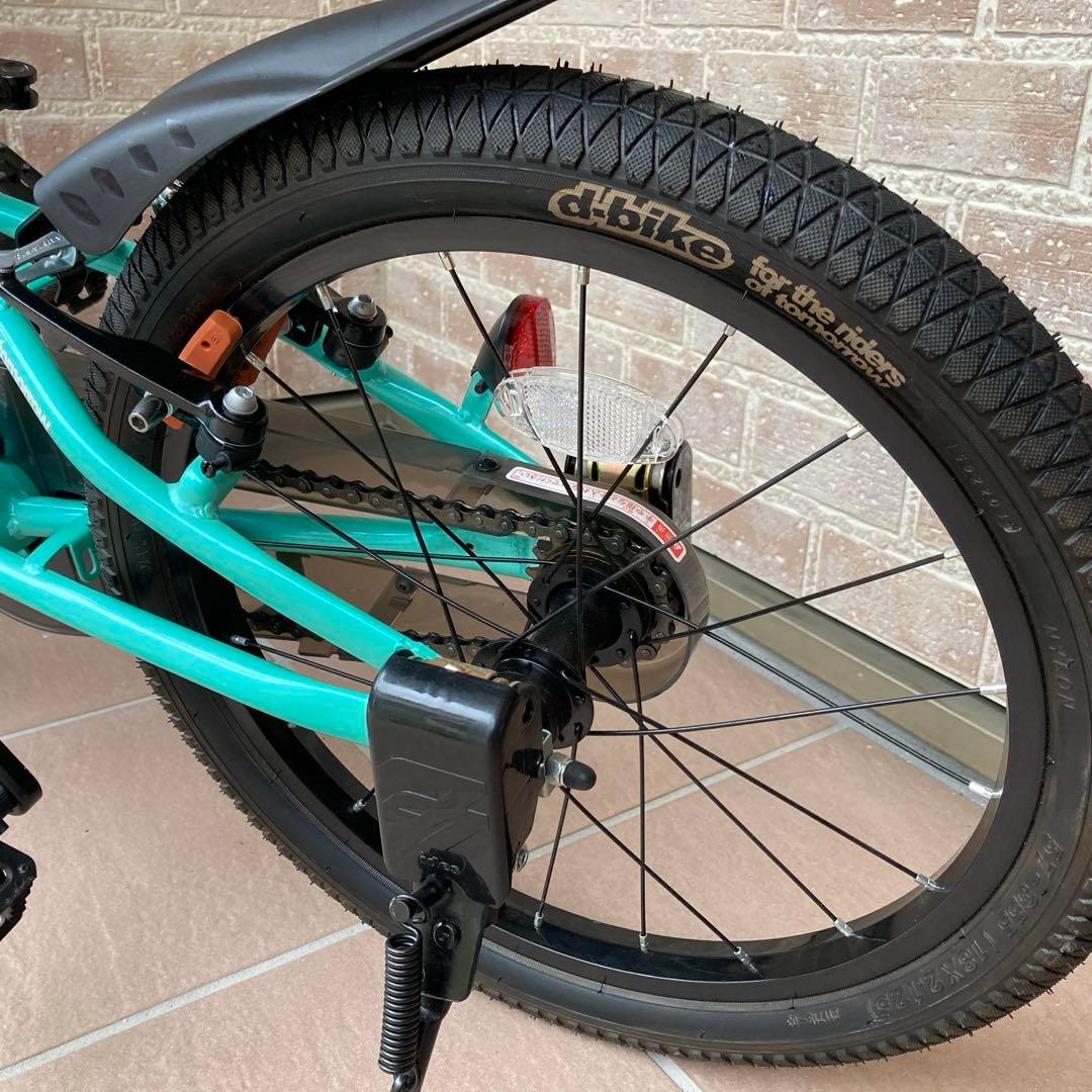 【りく】　d-bike マスタープラス18インチ エメナルドグリーン