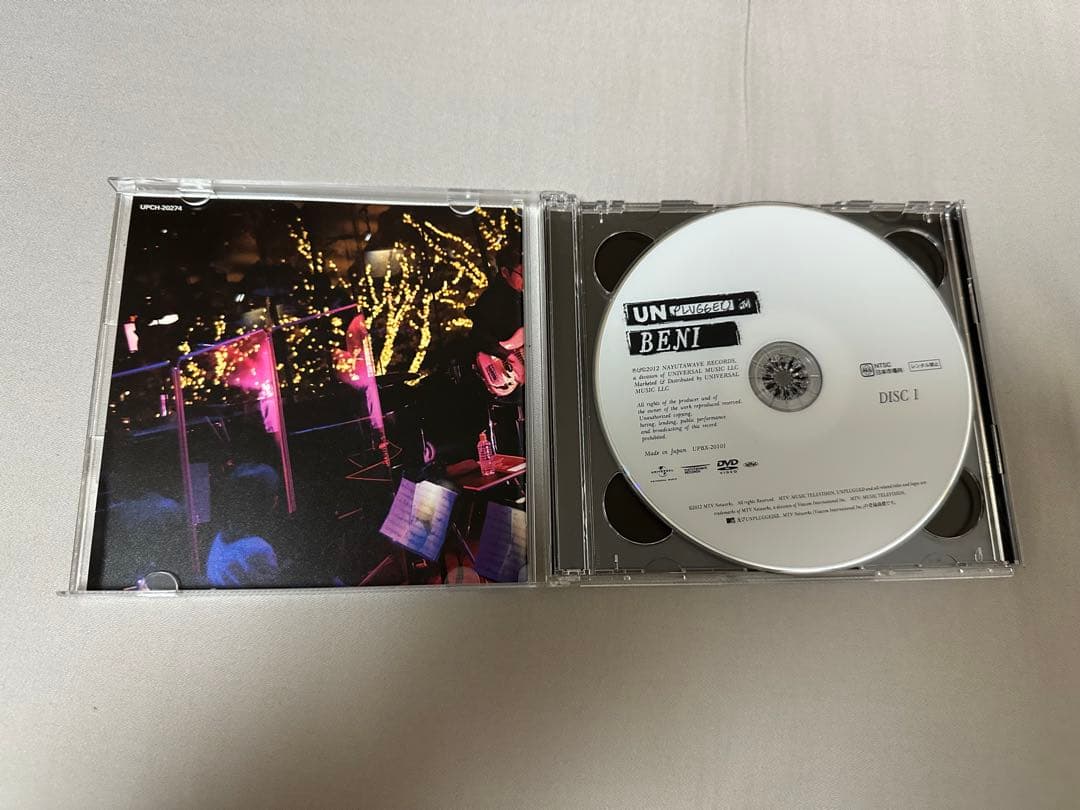 邦楽 BENI MTV Unplugged CD DVD