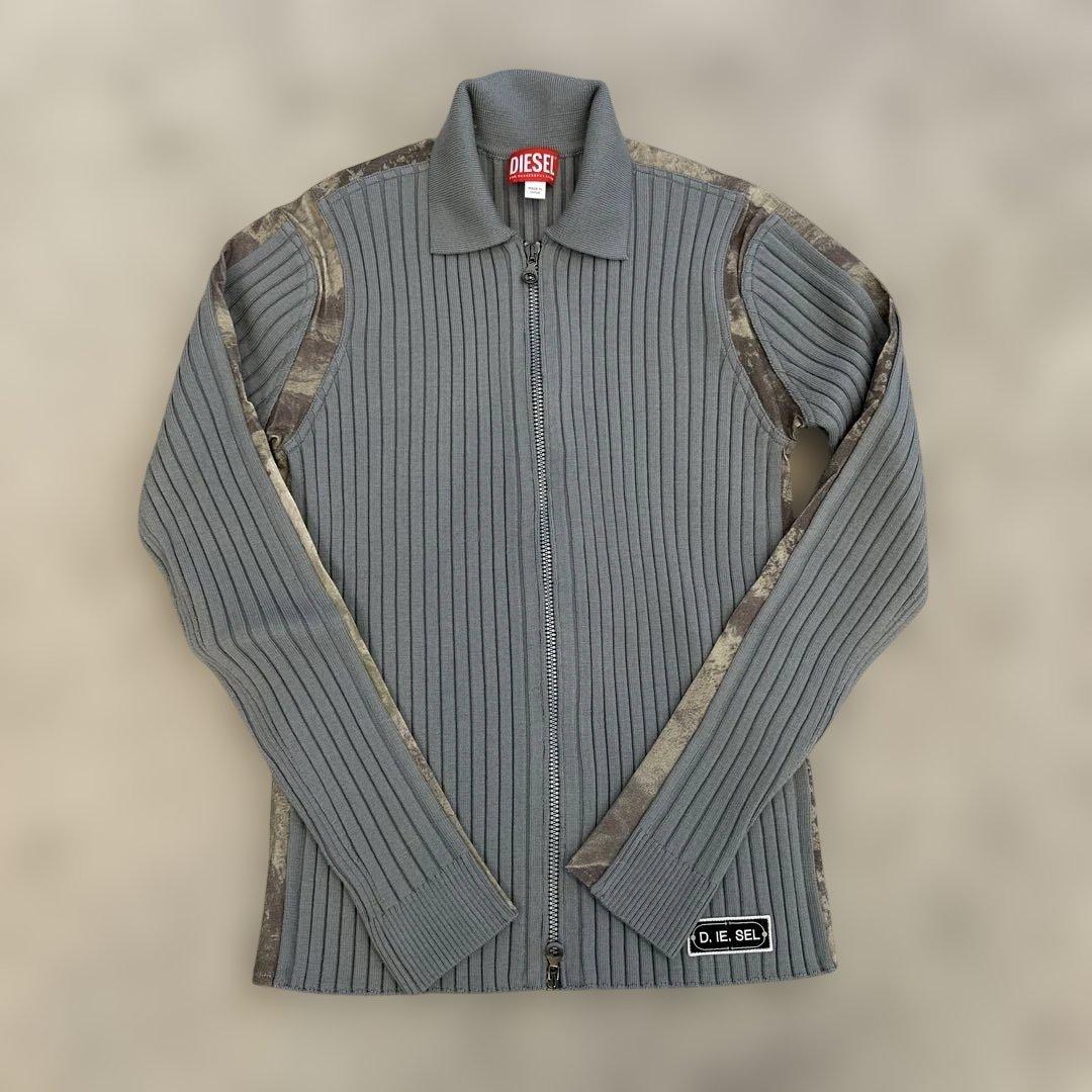 DIESEL ジップアップニット
