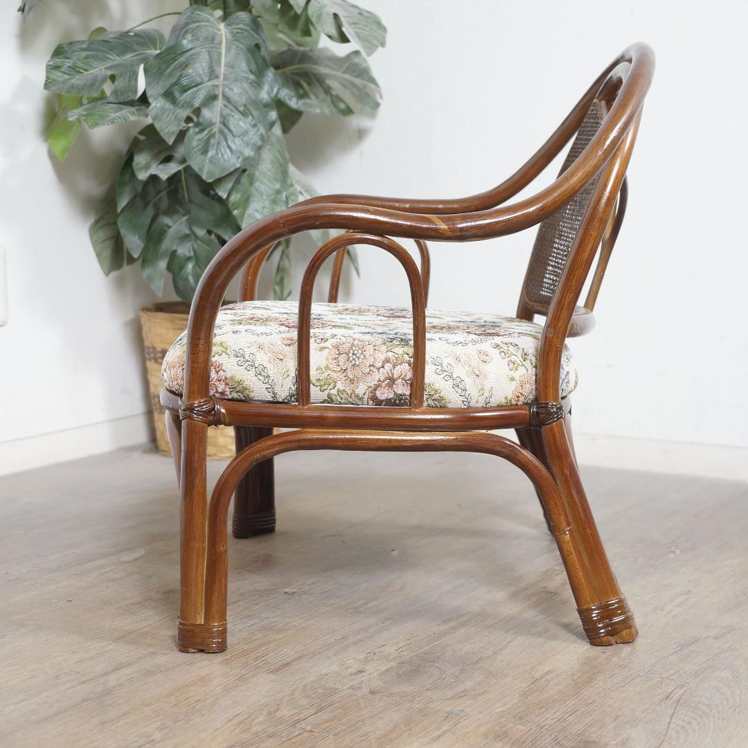 新品　未使用　アジアンテイスト　籐座椅子