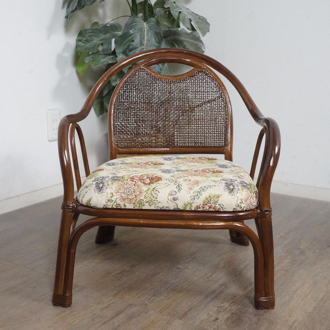 新品　未使用　アジアンテイスト　籐座椅子