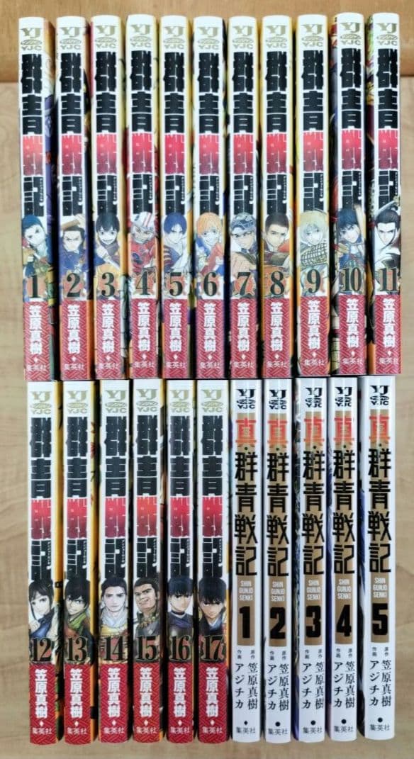 群青戦記、真・群青戦記　全巻22冊セット