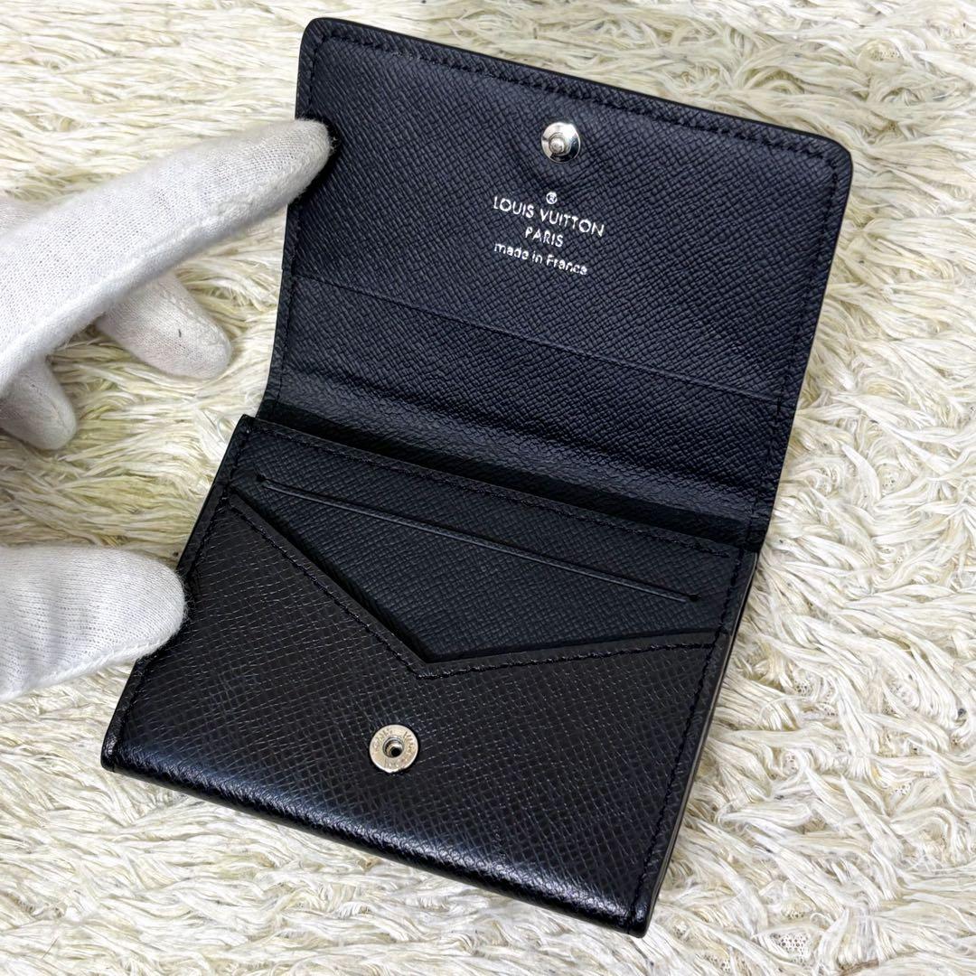 現行【美品】ルイヴィトン タイガ アンヴェロップNM 名刺入れ M64595