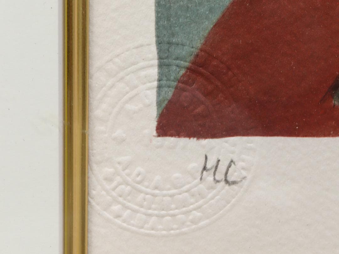 マリー・ローランサン リトグラフ 二人の友達