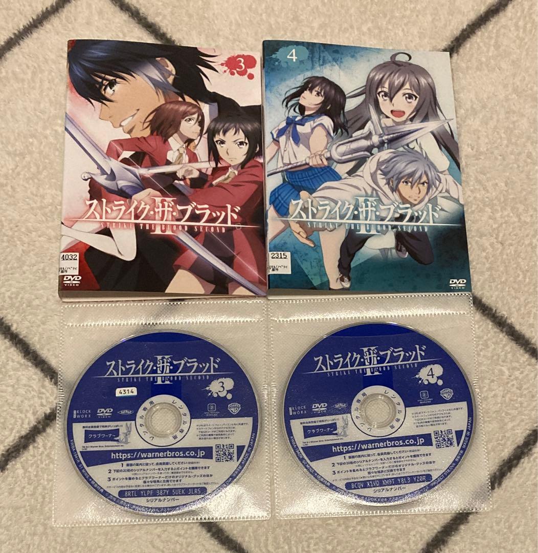 ストライク・ザ・ブラッド　 DVD 1期〜5期　全巻セット　アニメ　レンタル落ち