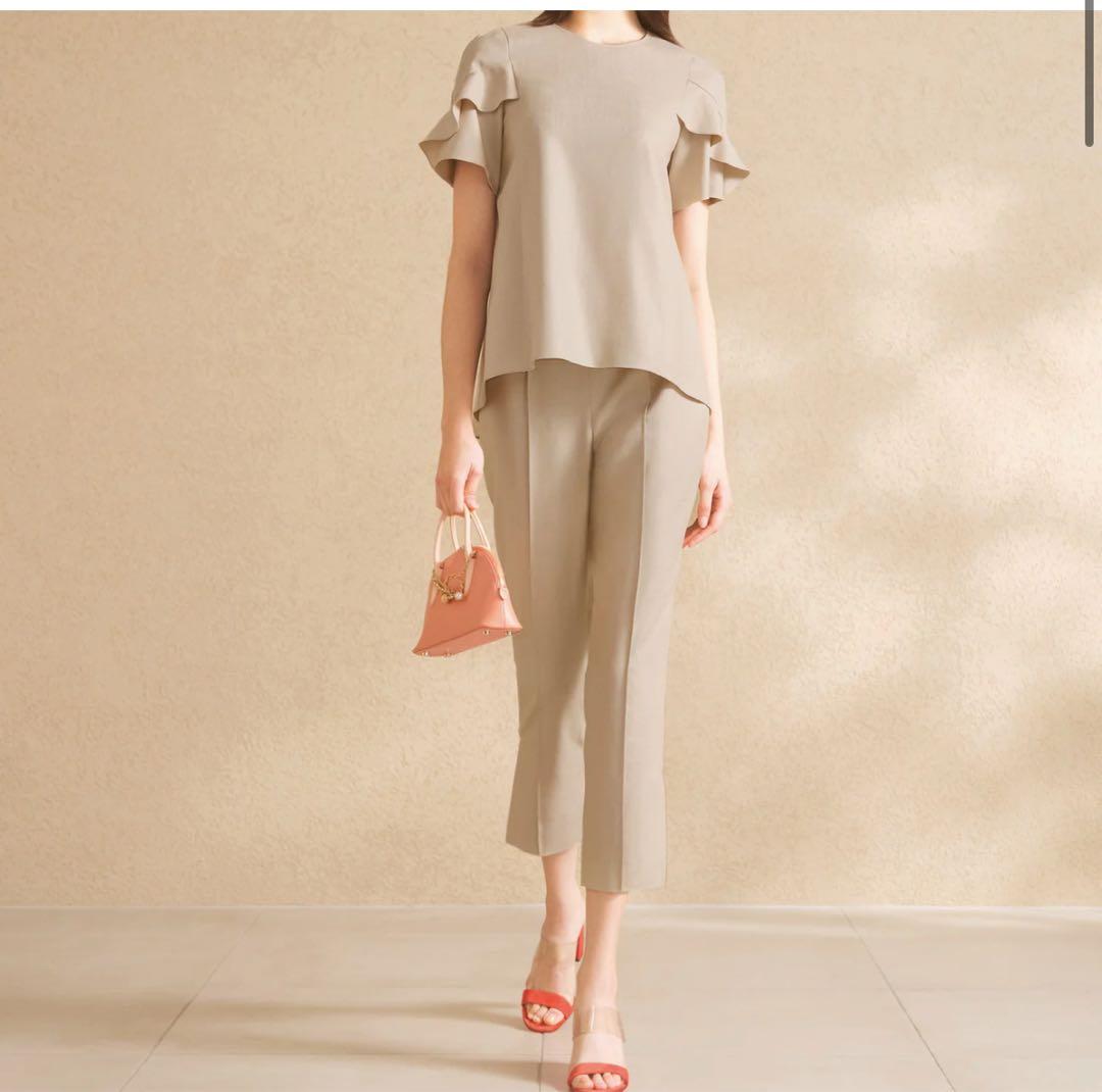 FOXEY 45145 PANTS \"MODERN BREEZE\"42ベージュ