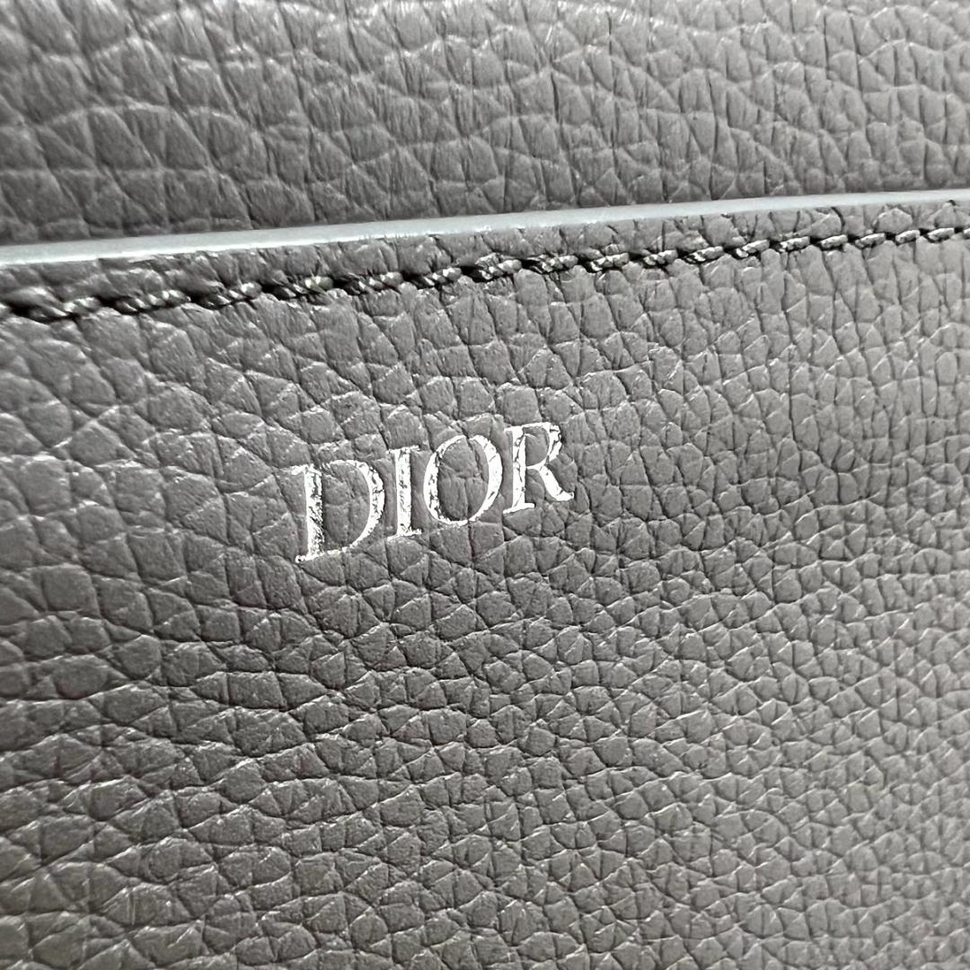 ✨極美品＆超人気品‼️✨ ディオール サドル キーホルダー ポーチ グレーカラー