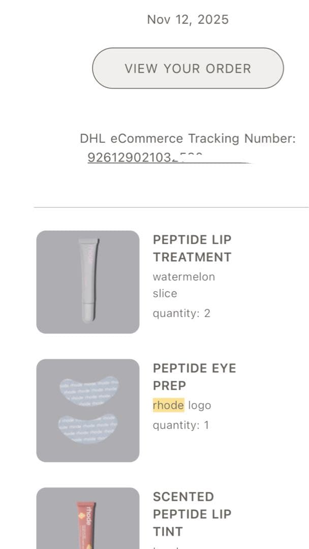 rhode Eye Prep + Lip Tint セット　新品