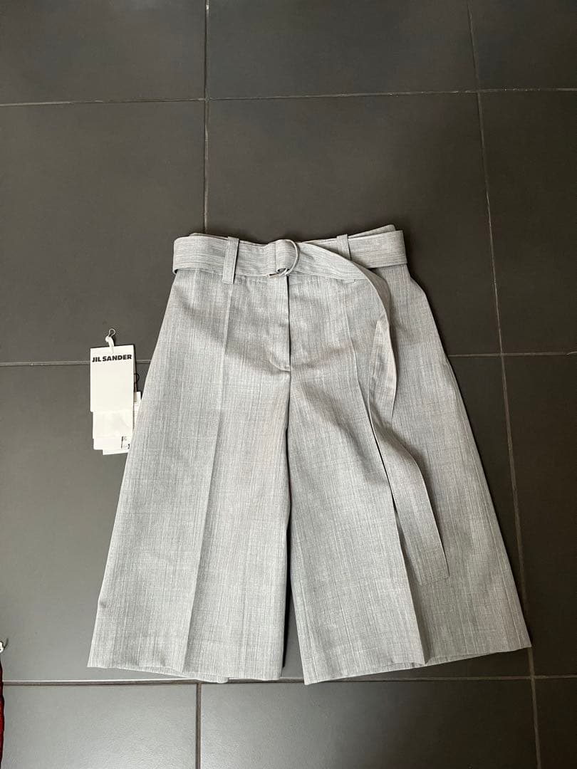 ジルサンダー　ウールバミューダハーフパンツ　テーラードパンツ　一度短時間使用