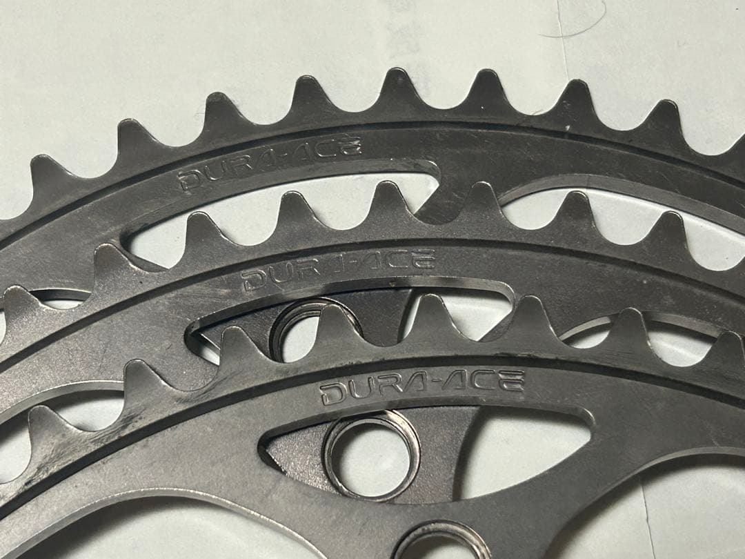 【ピスト】デュラエース 薄歯52.53.54T IZUMI Vチェン付き