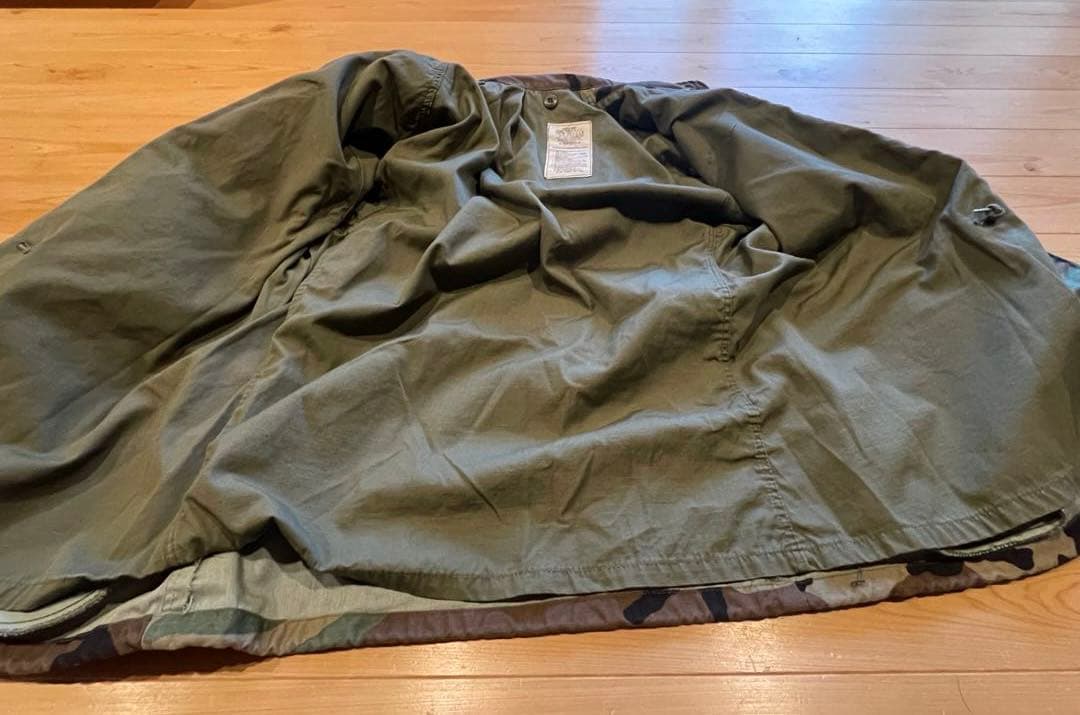 80s米軍 M-65フィールドジャケット ウッドランドカモ