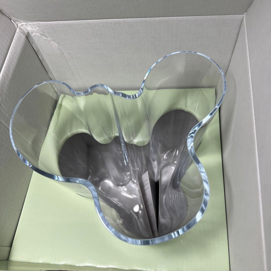 イッタラ アルヴァ・アアルト コレクションフラワーベース 花瓶 251mm 透明