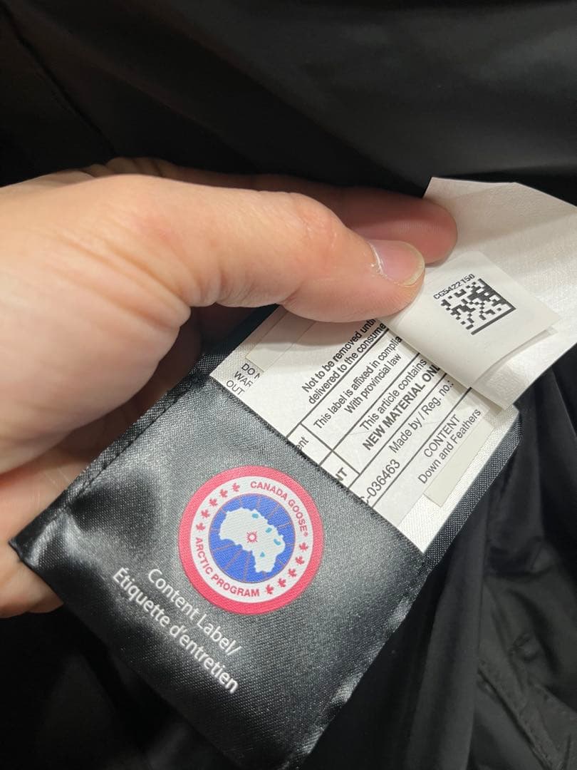 専用☆美品 クリーニング済☆カナダグース マクミラン 黒 タグ付