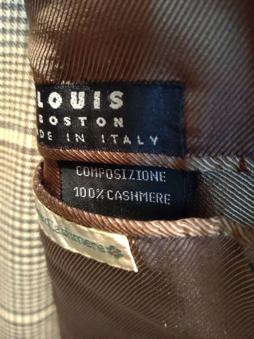 新品　美品　Kitonキートン　カシミア100% ジャケット　ギンガムチェック