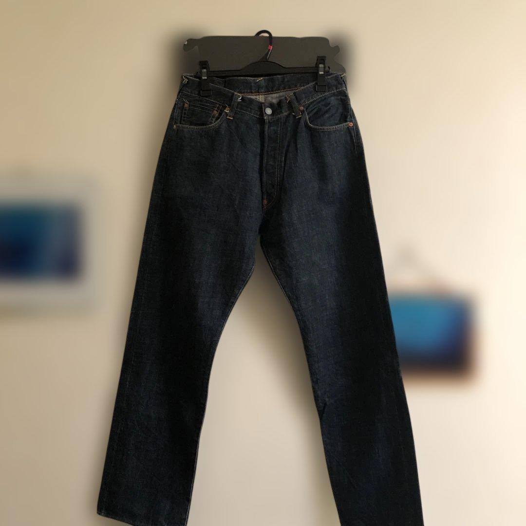 S*E様 エヴィス　デニムパンツ　ジーンズ　虎ドクロ 濃紺　美品　希少　レア