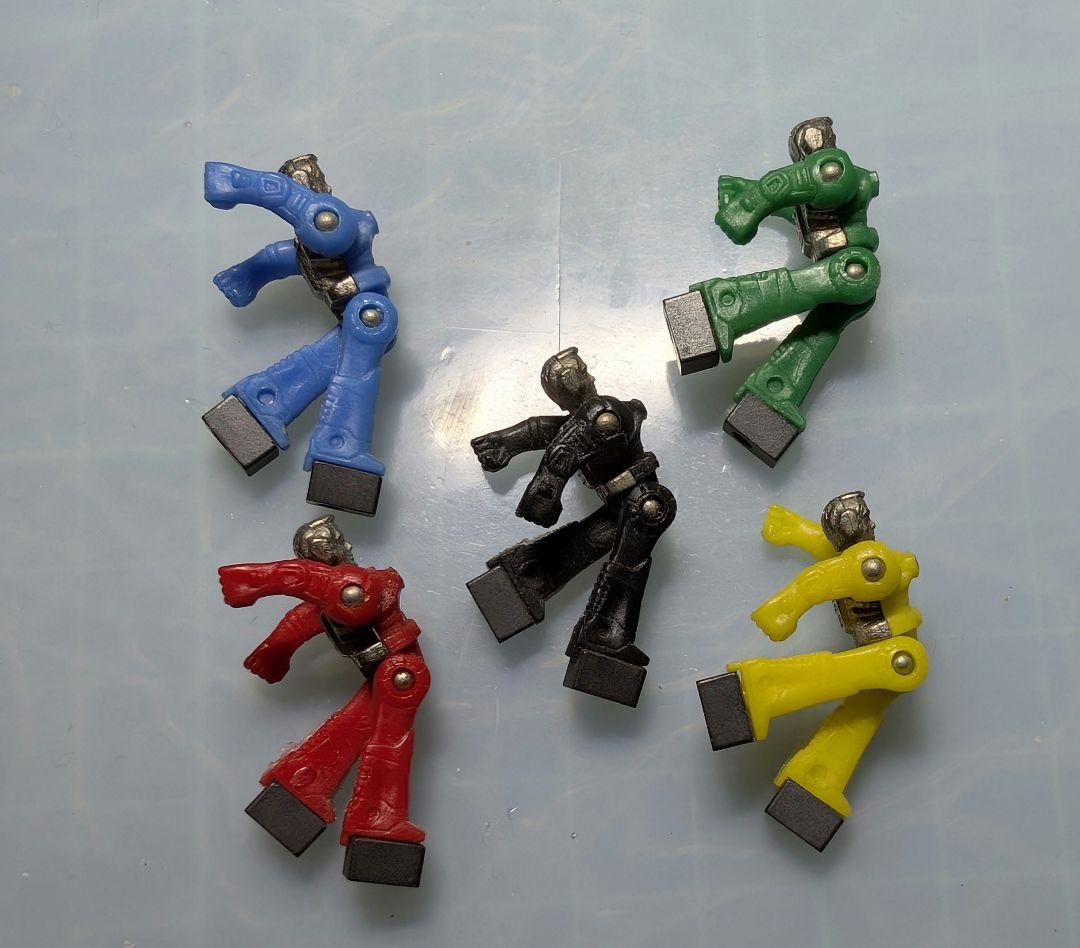 当時物 ダイアクロン隊員5点セット タカラ玩具 戦隊 超合金 ビンテージ　レトロ